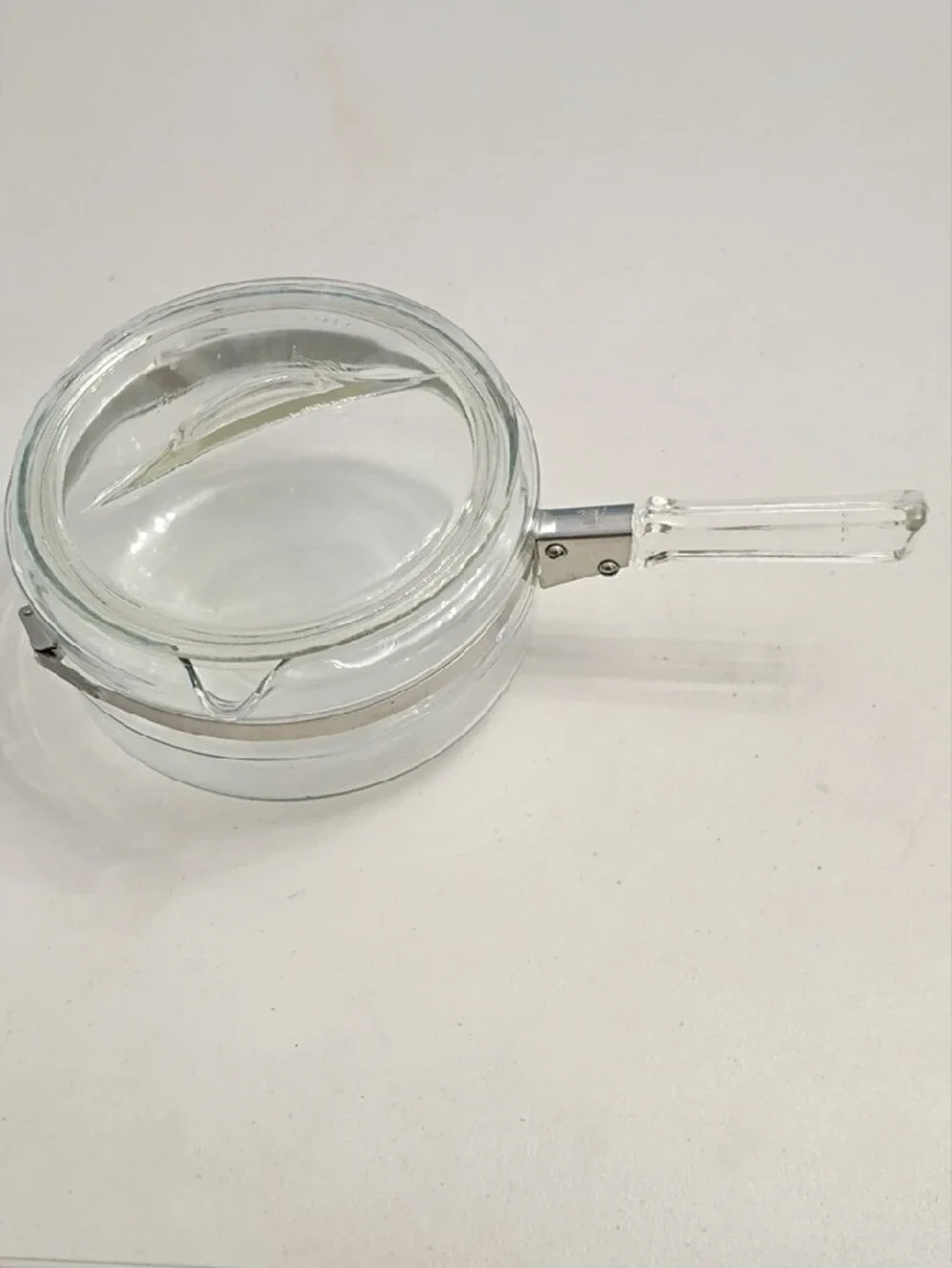 Vintage Pyrex Flameware Cookware With Lid & Handle 6323-B
